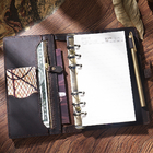 Γνήσιος αρμόδιος για το σχεδιασμό Sketchbook περιοδικών χαλαρών φύλλων σημειωματάριων A5 δέρματος CMYK