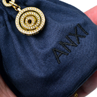 Βασιλική μπλε παχιά τσάντα 15x20cm μέγεθος HY δώρων περιδεραίων υφάσματος