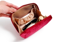 Πολύχρωμη μικρή καλλυντική ταξιδιού τσάντα Makeup τσαντών κεντημένη βελούδο