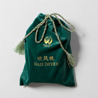5x7» σκούρο πράσινο τσάντα κρασιού σακουλών δώρων βελούδου τσαντών δώρων Drawstring υφάσματος