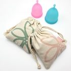 Muslin βαμβακερού υφάσματος καμβά σειράς τσαντών μικρές τσάντες δώρων Drawstring υφάσματος τσαντών Drawstring βαμβακιού συνήθειας οργανικές