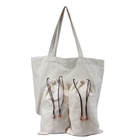 Washable φιλικές τσάντες Eco με τις επαναχρησιμοποιήσιμες τσάντες μηδενικά προϊόντων βαμβακιού Drawstring απόβλητα, τσάντες δώρων Drawstring υφάσματος καμβά