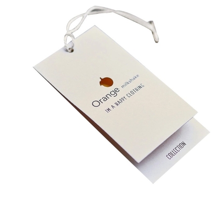 400gsm φθορισμού έγγραφο Hangtag με την κανονική εκτύπωση μελανιού